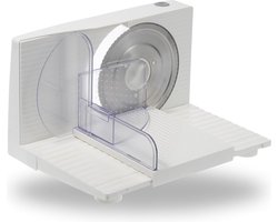 Sommertal Multifunctionele Snijmachine AS170 – 150W, RVS Mes met Gegolfde Snede, Elektrische Snijmachine, Inklapbaar, Compact, Broodsnijmachine, Dikte Verstelbaar (0-15mm)