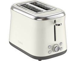 Tefal Collection TT720A Broodrooster - 8 Bruiningsniveaus - Extra Brede Sleuven - Rise - Voor Grote Sneetjes