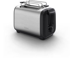 Tefal Subito TT5S1D - Broodrooster - 2 Sneden brood - Energiebesparend - 7 Bruiningsniveau's - Modern Design - RVS
