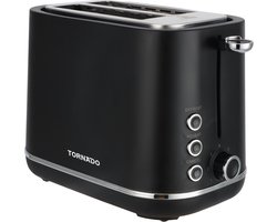 Tornado TTA-1430-GS - Broodrooster - 7 standen - 2 sleuven - 850W - Zwart