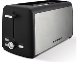 Tornado TTA-7402-GS - Broodrooster – 2 Sleuven – 1400W