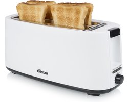 Tristar Broodrooster BR-1057 - 1400W - 7 Bruiningsniveau's - 2 Broodsleuven voor 4 boterhammen - Wit