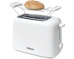 Tristar Broodrooster BR-1061 - 650W - 6 Bruiningsniveau's - 2 Broodsleuven voor 2 boterhammen - Bunwarmer