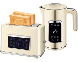 Vedder House - Ontbijtset - Broodrooster en Waterkoker - Toaster - Met temperatuurregeling