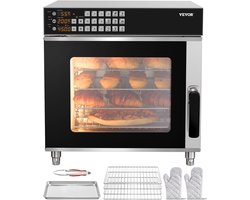 VEVOR Heteluchtoven CommerciëLe Broodrooster Baker Roestvrijstalen 58L Oven