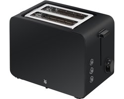 WMF Stelio 0414210071 - Broodrooster - Deep Black - 2 Sneden - Instelbare Bruiningsgraad - Compact