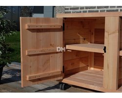 Bbq tafel | Barbecue tafel Boston | Buitenkeuken | 2 delig | BuitenDuurzaam