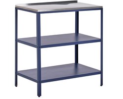 BELIANI VILAMA - Buitenkeuken eiland - Blauw - 80x50x92 cm - Staal