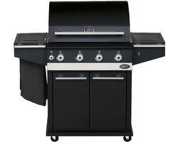 Boretti - Ibrido Gasbarbecue - Hybride: geschikt voor gas & houtskool - verrijdbaar - buitenkeuken