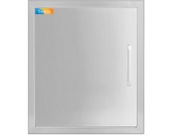 Buitenkeukendeuren Roestvrij Staal voor BBQ-eiland en Grillstation 18" x 20"