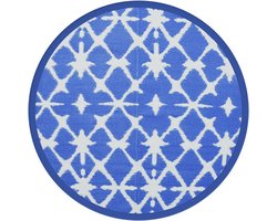Buitenkleed | Buitentapijt ARAKIL 200 cm polypropeen blauw en wit