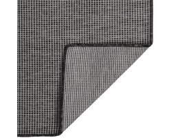 Buitenkleed | Buitentapijt platgeweven 160x230 cm grijs