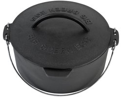 Cast Iron Dutch Oven Big Green Egg - Round 5,2L - M, L, XL and 2XL
