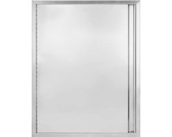 Dubbele RVS Buitenkeuken Deur voor BBQ Eiland - 24x31 Inch - Inbouwmontage