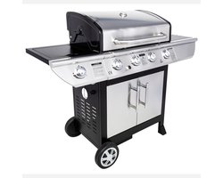 Gasbarbecue BRISBANE - 4 branders 14kW + kookplaat