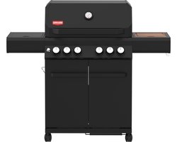 Grill Guru Burner 4 - Gasbarbecue - 3x hoofdbrander - 1x infrarood - 1x zijbrander - 1x achterbrander - Zwart