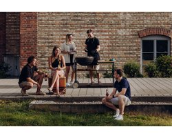 Höfats - Fire Kitchen Buitenkeuken met Bowl 57 Vuurschaal - Staal - Zwart -