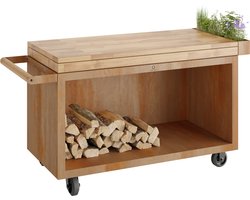 OFYR Mise en Place Table Corten 135 PRO Teakhout