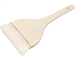 Oppervlakte- en veegkwast, geitenhaar, 120 mm, zachte kwast voor aquarel, olie- en acrylschilderen