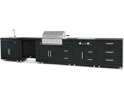 Oviala - 5-delige buitenkeuken inclusief 2 kookmodules - Memphis