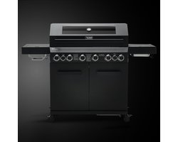 TAINO PLATINUM YAMARA DARK 6+2 Gasgrill - Staal 6 Branders Sear-Burner Backburner