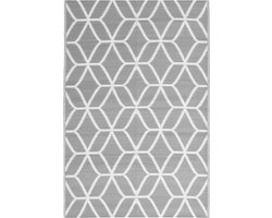 vidaXL - Buitenkleed - ARAKIL - 140x200 - cm - polypropeen - grijs