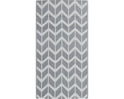 vidaXL - Buitenkleed - ARAKIL - 80x150 - cm - PP - grijs