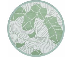 vidaXL - Buitenkleed - ARAKIL - Ø120 - cm - polypropeen - groen