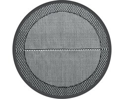 vidaXL - Buitenkleed - ARAKIL - Ø120 - cm - PP - grijs