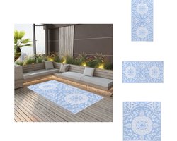 vidaXL Tuinkleed - Tuinkleden - Terraskleed - Terraskleden - Buitenkleed ARAKIL 160x230 cm PP babyblauw