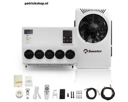 Airconditioner - Air conditioning - 10000 BTU - 150-500m³/u - 1-3KW - 12V Efficiënte Koeling, Met Afstandsbediening, voor RV, camper, Vrachtwagens, Boten