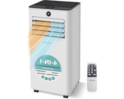 Mobiele Airco - Draagbare Airco - Ruimte Klimaat Regelen - 4-in-1 Functionaliteit - 28 m² - Wit