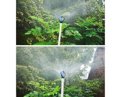 10Pcs 4 Points Plastic Butterfly Head Irrigation Sprinkler - 360 Degree Rotary - Voor Tuin - Gras - Landschap - Kas Spray
