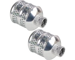 2-pack bubbelverstuivers, aluminium diffuser voor fijne bewatering, zachte metalen tuinsproeier voor planten, gazon en terras.