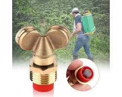 2 stuks messing spray mistsproeier voor landelijke tuin irrigatie - dakkoeling en sproeier