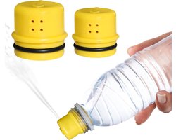 2STUKS Draagbare beregeningsinstallatie - voor Reizen Kamperen Wandelen - Universele Bidetset voor Waterfles voor Backcountry Wandelen met Instelbare Stroomsnelheid