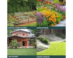 360 Degree Heavy Impact Lawn Sprinkler - Large Area Automatic Irrigation Sprinkler met Metal Spike voor Tuin - Water geven aan Planten, Bloemen, Groenten, Gras