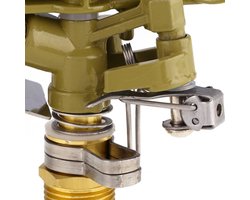 360° Rotary Zink Legering Watersproeier voor Tuinirrigatie - Sprinkler voor Tuin, Balkon en Villas