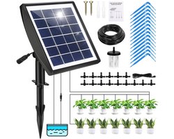 Automatisch Tuinbewateringssysteem op Zonne-energie - Irrigatie Set voor Tuin en Balkon met 15 m Slang