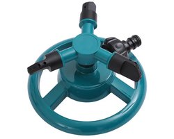 BellissiBo® Tuinsproeier – Sproeier - Roterende Sprinkler – Cirkelsproeier - 15x15cm – Groen – Waterbesparend & Duurzaam - 360°
