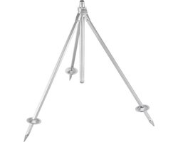 Beregening - Sproeistatief - driepoot met steekpennen - inklapbaar - staal - ¾"