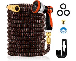 Flexibele Tuinslang 30 meter - Uitrekbare Tuinsproeier - Meerdere Functies