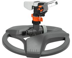 Gardena Premium impuls-, cirkel- en branchesproeier (op kunststof slede): premium sproeier voor besproeiing van grotere oppervlakken tot 490 m², traploze instelling van het bereik tot 12,5 m (8135-20)