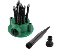 Gazon Sproeier - Watersproeier Tuin - Gazon Bewateren - 360 Graden Dekking - 11 x 10 x 10 cm - Groen