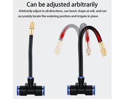 Inovra - Spuitnevel voor terras - 20 stuks 8 mm irrigatiesproeiers - instelbare sproeimonden voor tuin irrigatie - nevelsproeier voor tuinen en kassen . - Tuinsproeier