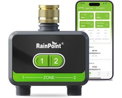 Irrigatiecomputer met Bluetooth en 2 Uitgangen voor Tuin en Broeikas - Automatische Watering Systemen