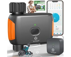 Irrigatiecomputer met Wifi voor Tuin en Balkon – Automatische Irrigatie met App en Spraakbediening, 20 Tijdschema's