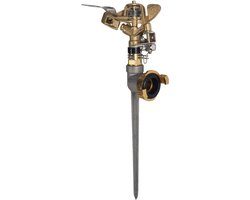 Robuuste stevige Vyr 50 sproeier met metalen grondpen en geka koppeling