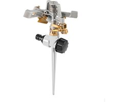 Ronddraaiende sprinkler - 452m² - Pulssproeier - Metaal
