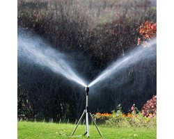 Rotatable Tripod Sprinkler - 360° Automatische Sprinkler - Telescopische Sprinkler - Grote Gebied Irrigatie Spuiter - Tuin, Courtyard, Gazon